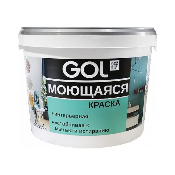 Акриловая моющаяся краска для стен PALIZH GOL 153 ВД-АК-1180 13 кг 11606189
