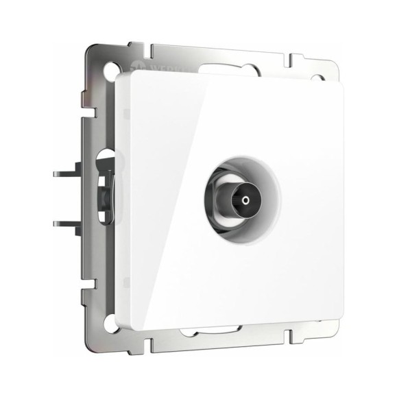 ТВ-розетка WERKEL W1183001 оконечная белая a051107