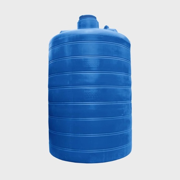 Овально-вертикальный бак AQUAPLAST 15000 л, синий 4630017951888