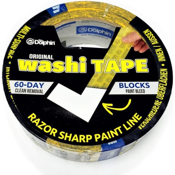 Малярная лента Blue Dolphin Washi 30 мм х 50 м 300-1-02 Малярная лента Blue Dolphin Washi 30 мм х 50 м 300-1-02