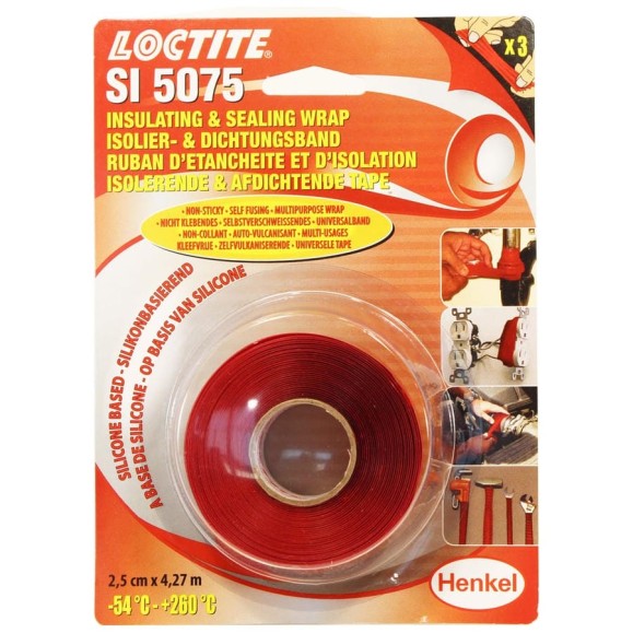 Лента силиконовая универсальная LOCTITE SI 5075 для ремонтных работ 4,27 м 1684617