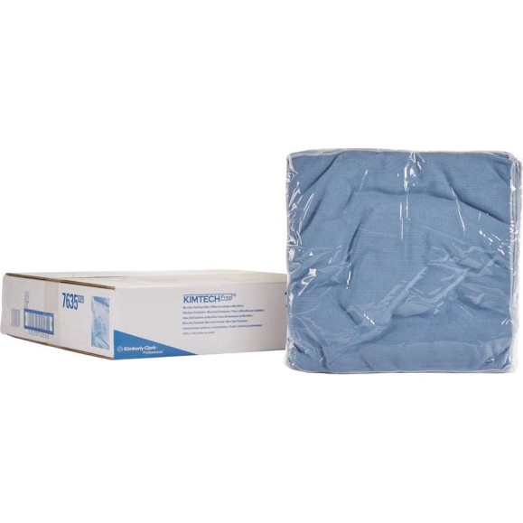 Полировочные салфетки из микрофибры Kimberly-Clark Kimtech синий 7635 Полировочные салфетки из микрофибры Kimberly-Clark Kimtech синий 7635