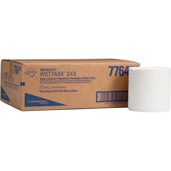 Протирочные салфетки Kimberly-Clark Kimtech Wettask SXX рулон, белый 7764