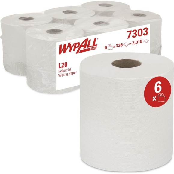Протирочный материал для удаления загрязнений на производстве Kimberly-Clark WypAll L20 С 7303