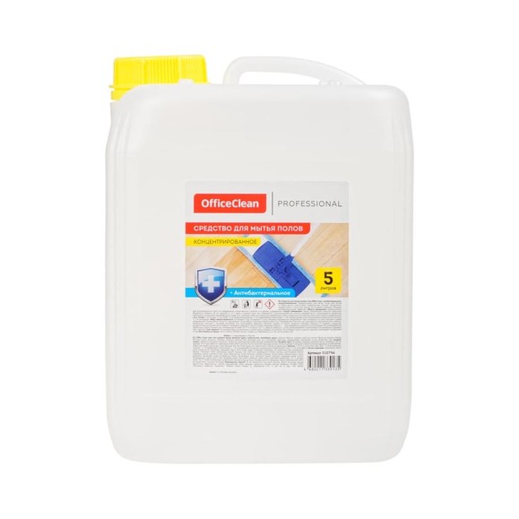 Антибактериальное средство для мытья полов OfficeClean Proffesional концентрат, 5 л 310796