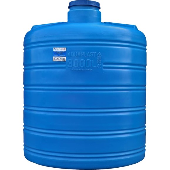 Транспортировочная овально-вертикальная емкость AQUAPLAST 3000 л 4630017952038 Транспортировочная овально-вертикальная емкость AQUAPLAST 3000 л 4630017952038