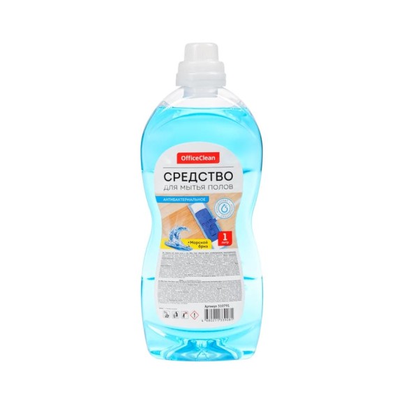 Антибактериальное средство для мытья полов OfficeClean Морской бриз 1 л 310791