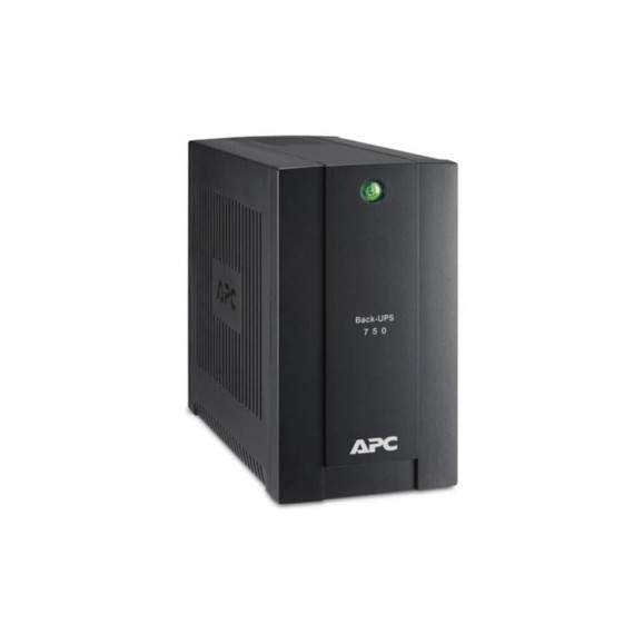 Источник бесперебойного питания APC Back-UPS BS, OffLine, 750VA / 400W, Tower, Schuko, USB BC750-RS