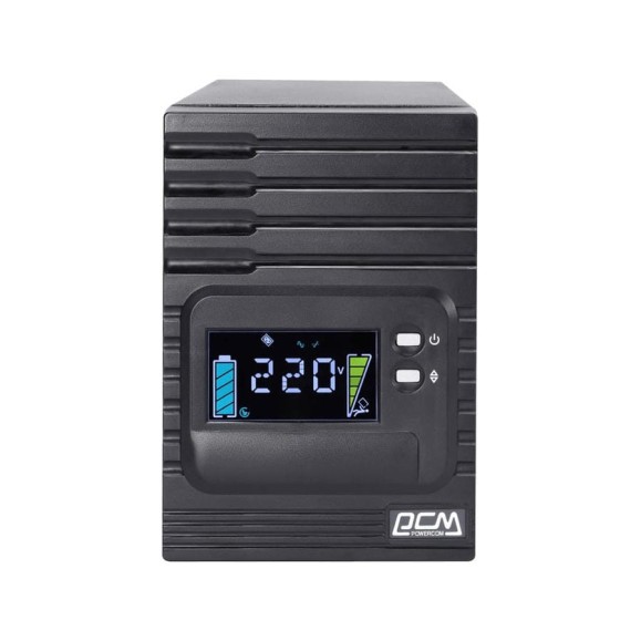Источник бесперебойного питания Powercom SMART KING PRO+, интерактивная, 2000 ВА/1600 Вт SPT-2000-II-LCD