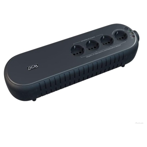 Источник бесперебойного питания Powercom WOW, OffLine, 850VA / 425W, Tower, Schuko, USB WOW-850U