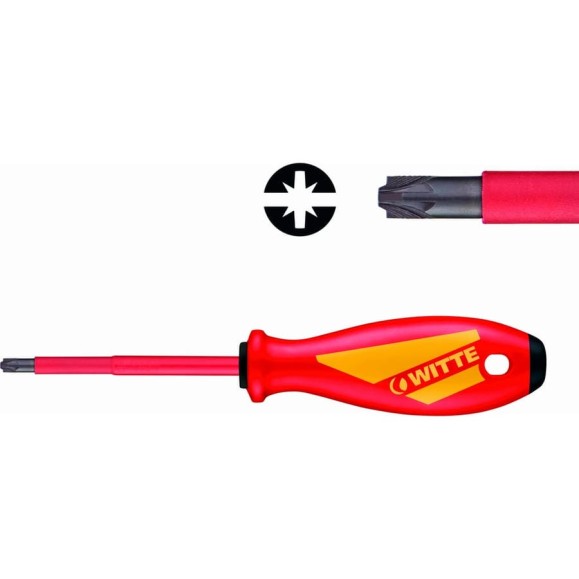 Крестовая отвертка WITTE MAXX VDE PZ1/MODUL 4.5х80 мм 537612016