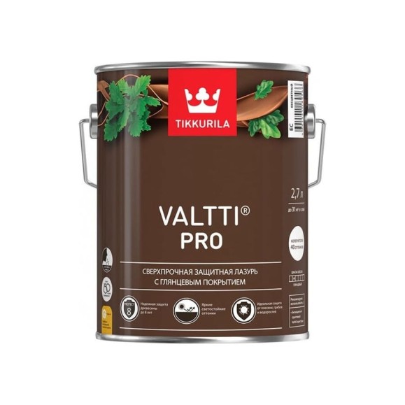 Антисептик для дерева Tikkurila Валтти Pro (палисандр; 2.7 л) 52788 700010343 Антисептик для дерева Tikkurila Валтти Pro (палисандр; 2.7 л) 52788 700010343