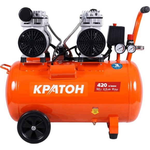 Компрессор с прямой передачей Кратон безмасляный AC-420-50-OFHS 3 01 01 056 Компрессор с прямой передачей Кратон безмасляный AC-420-50-OFHS 3 01 01 056