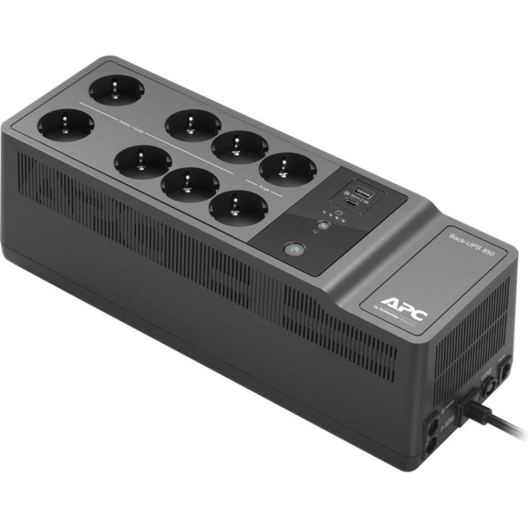 Источник бесперебойного питания APC Back-UPS ES, Ожидание (оффлайн), 650 ВА / 400 Вт BE650G2-RS