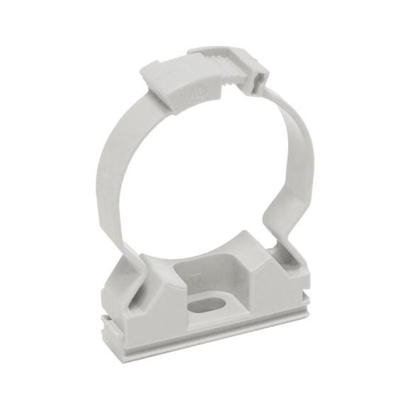 Хомутный держатель IEK CFC32 серый CTA10MP-CFC32-K41-050