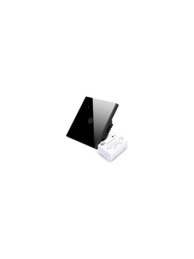 Умный беспроводной выключатель Sibling чёрный 1 клавиша Powerlight-M1 00-00003353