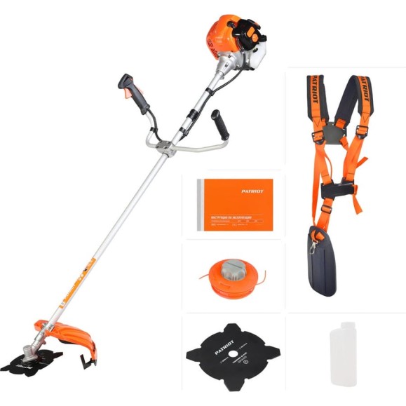 Бензиновый триммер PATRIOT 4555ES Country с неразборной штангой 250108045