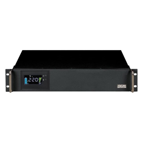 Источник бесперебойного питания Powercom King Pro RM, Интерактивная, 1500 VA / 1200 Вт, Rack, IEC, KIN-1500AP LCD