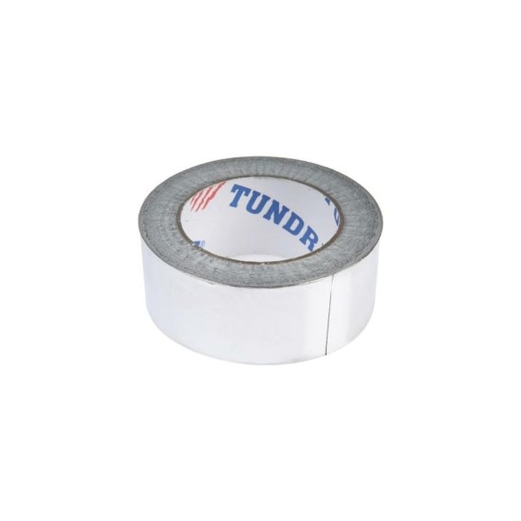Клейкая алюминиевая лента TUNDRA 25 мкм, 48 мм х 40 м 4161628 Клейкая алюминиевая лента TUNDRA 25 мкм, 48 мм х 40 м 4161628