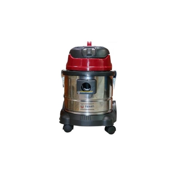 Пылеводосос ТЕМП 15 л, нержавеющий, 220 V, 1200 W TVC15