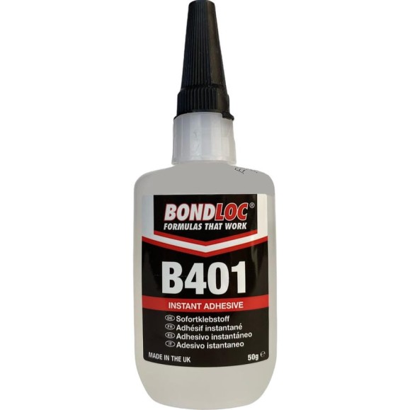 Моментальный цианоакрилатный клей общего назначения Bondloc B401 50 гр B40150G Моментальный цианоакрилатный клей общего назначения Bondloc B401 50 гр B40150G
