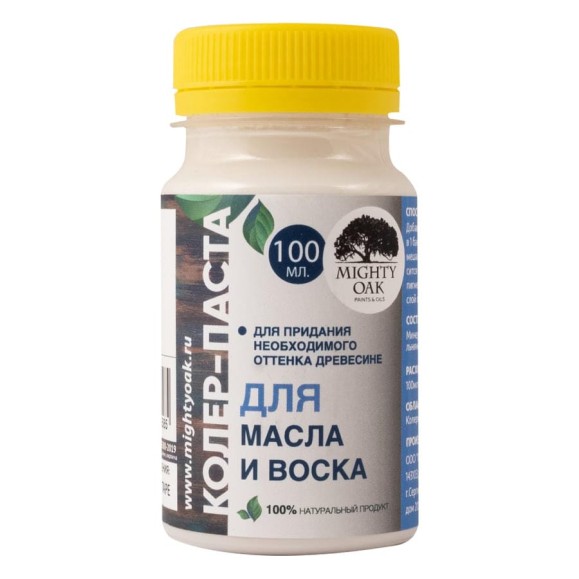 Колер-паста для масла и воска Mighty Oak К-72 (ольха; 100 мл) MO132