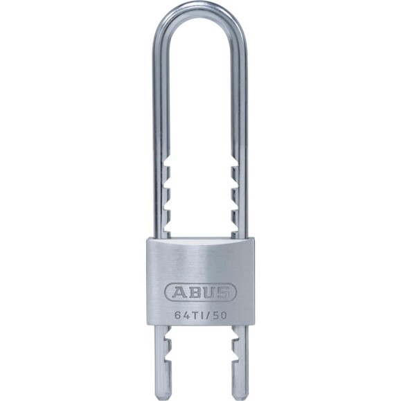 Навесной замок ABUS 64TI/50HB60-150 TITALIUM B/EPSPP, дужка с регулируемой длиной от 60 до 150 мм 64979 Навесной замок ABUS 64TI/50HB60-150 TITALIUM B/EPSPP, дужка с регулируемой длиной от 60 до 150 мм 64979