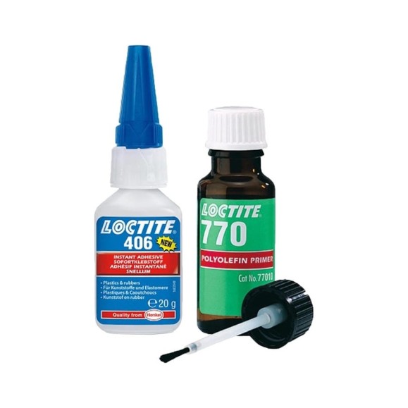 Набор LOCTITE 406 / SF 770 KIT для склеивания полиолефинов и жирных пластмасс 142457 Набор LOCTITE 406 / SF 770 KIT для склеивания полиолефинов и жирных пластмасс 142457