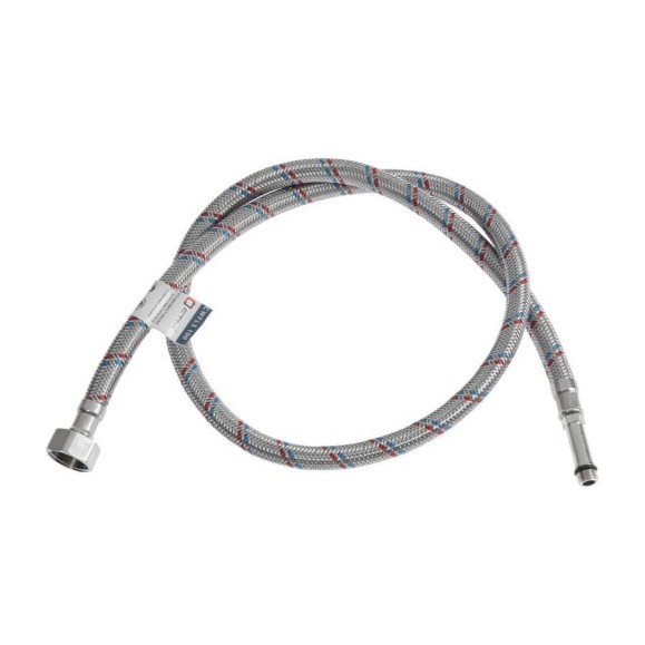 Подводка для смесителя СТМ сталь, 1/2xM10x150 см., длинный штуцер CWFLS150