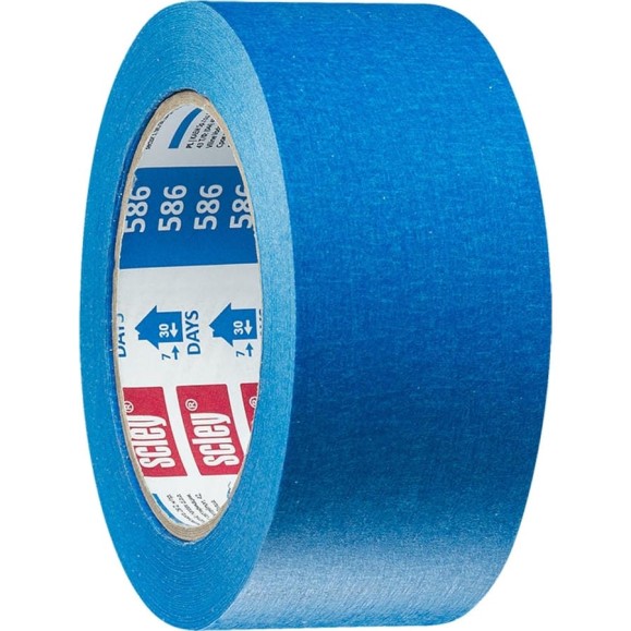 Лента малярная SCLEY серия 586, 48 мм х 33 метра, синяя 0300-863348