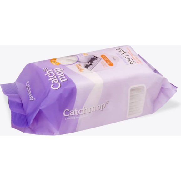 Сухие антибактериальные салфетки для уборки CATCHMOP пачка 13 шт., белый 3002-0124