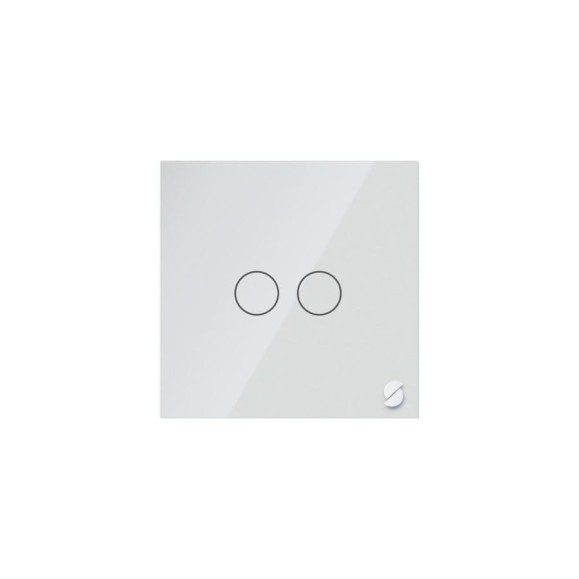 Умный двухклавишный выключатель Sibling белый Powerlight-WS2W 00-00003068