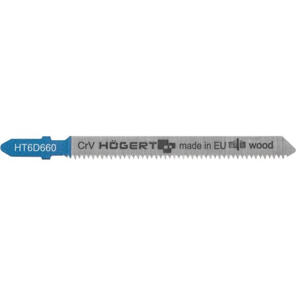 Полотно по дереву (2 шт; 75х100 мм; 12 TPI) для электролобзика HOEGERT TECHNIK HT6D660-2