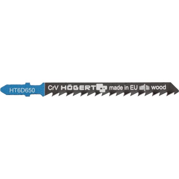 Полотно по дереву (2 шт; 75х100 мм; 6 TPI) для электролобзика HOEGERT TECHNIK HT6D650-2