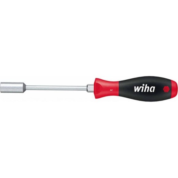 Отвертка Wiha SoftFinish торцевая головка под ключ 347Zoll, SW3/16x125 02836