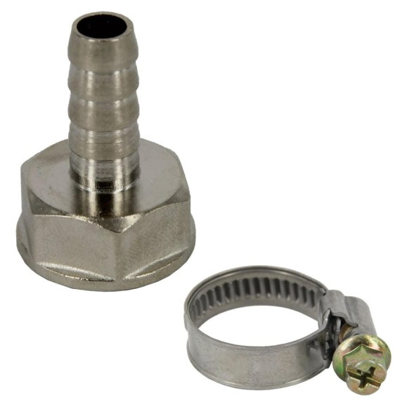 Штуцер для садового шланга с обжимным хомутом MasterProf 3/4" ДС.020029 Штуцер для садового шланга с обжимным хомутом MasterProf 3/4" ДС.020029