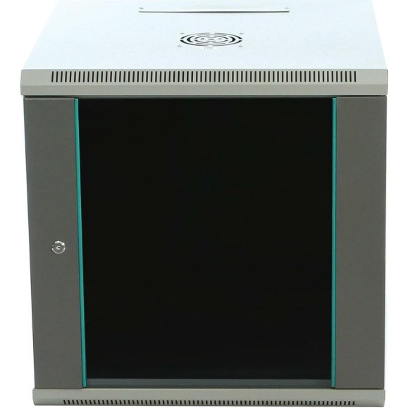 Серверный настенный шкаф W&T 9U 600х600 19 дюймов серый C096060GWTWOF