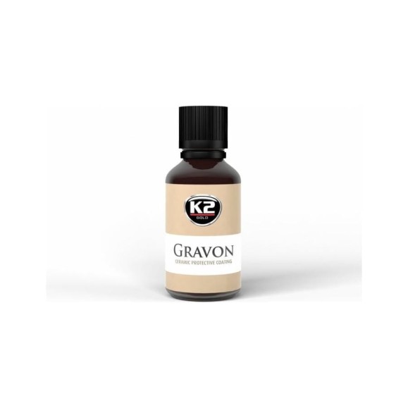 Керамическое защитное покрытие жидкое стекло K2 GOLD GRAVON 50мл + аппликатор, салфетка G030