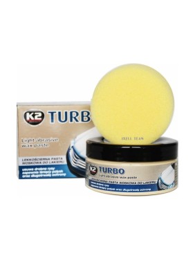 Полировочная паста K2 TURBO + губка, 250 гр. K004