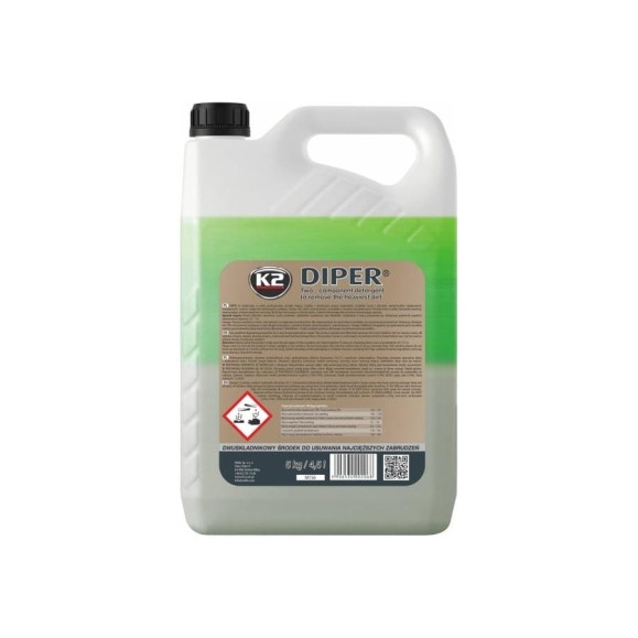 Шампунь для бесконтактной мойки автобусов и грузовиков DIPER 5 кг K2 PRO M156 Шампунь для бесконтактной мойки автобусов и грузовиков DIPER 5 кг K2 PRO M156