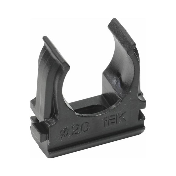 Держатель с защёлкой IEK CF20 черный CTA10D-CF20-K02-100 Держатель с защёлкой IEK CF20 черный CTA10D-CF20-K02-100