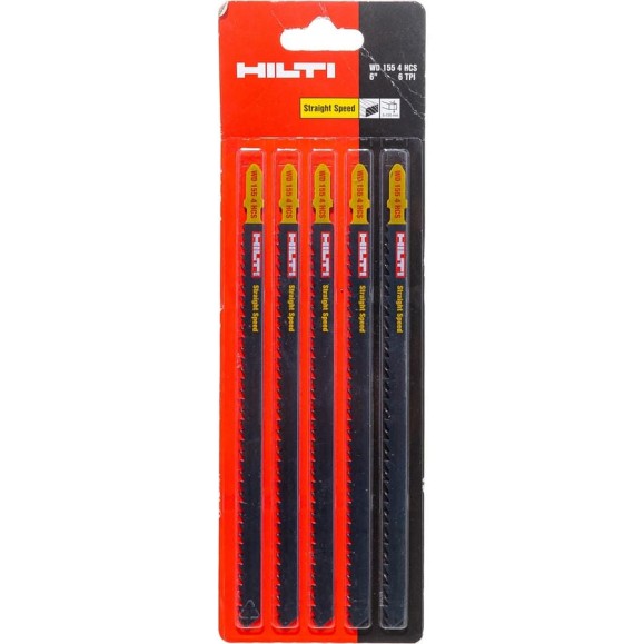 Полотно WD (155 мм; шаг 4 мм; HCS) для лобзика Hilti 2154914