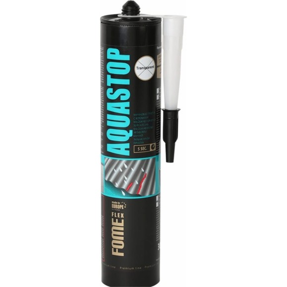 Каучуковый герметик FOME FLEX Aquastop (прозрачный; 300 мл) 01-4-2-009