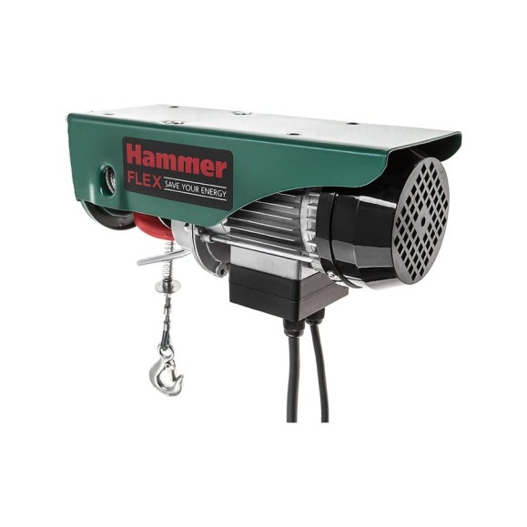 Электрическая таль HAMMER Flex ETL500 500Вт 12м 125/250кг 379046