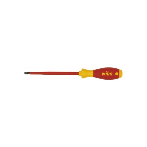 Отвертка Wiha SoftFinish electric шлиц 6,0 мм x 150 мм wih00828 Отвертка Wiha SoftFinish electric шлиц 6,0 мм x 150 мм wih00828