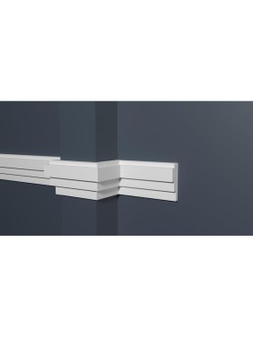 Стеновой молдинг Decor-Dizayn ударопрочный влагостойкий под покраску 45Х15Х2000 мм DD625 Стеновой молдинг Decor-Dizayn ударопрочный влагостойкий под покраску 45Х15Х2000 мм DD625