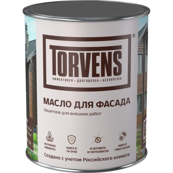 Масло для фасада Torvens бесцветное, 5 л 00-00009242 Масло для фасада Torvens бесцветное, 5 л 00-00009242