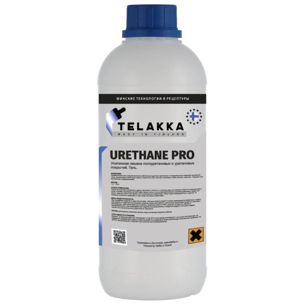 Усиленная смывка полиуретана/уретана Telakka URETHANE PRO 1 кг 4631160698842