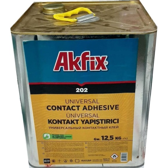 Универсальный контактный клей Akfix 202 12,5 кг GA510 Универсальный контактный клей Akfix 202 12,5 кг GA510