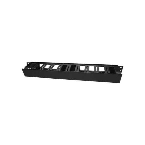Кабельный организатор Hyperline CM-1U-D66-PL-COV пластиковый с крышкой, глубина 66 мм 481512